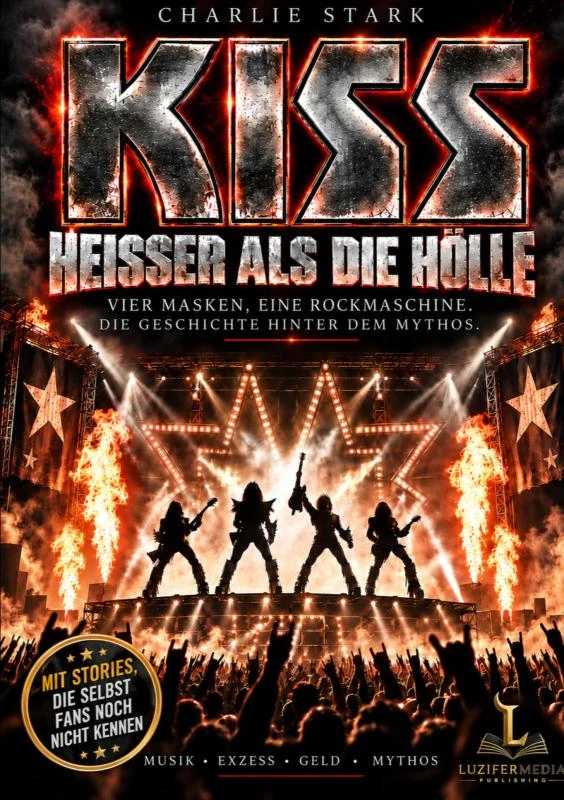 KISS - HEISSER ALS DIE HÖLLE – Charlie Stark – boek cover