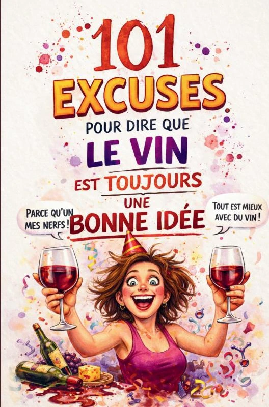 101 excuses pour dire que le vin est toujours une bonne idée – Vincent Breckmann – boek cover
