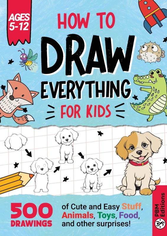 How to Draw Everything for Kids – PBM Editions – boek cover