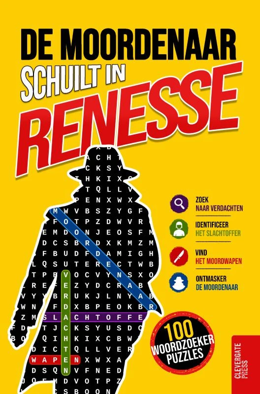 De moordenaar schuilt in Renesse – Clevergate Press – boek cover
