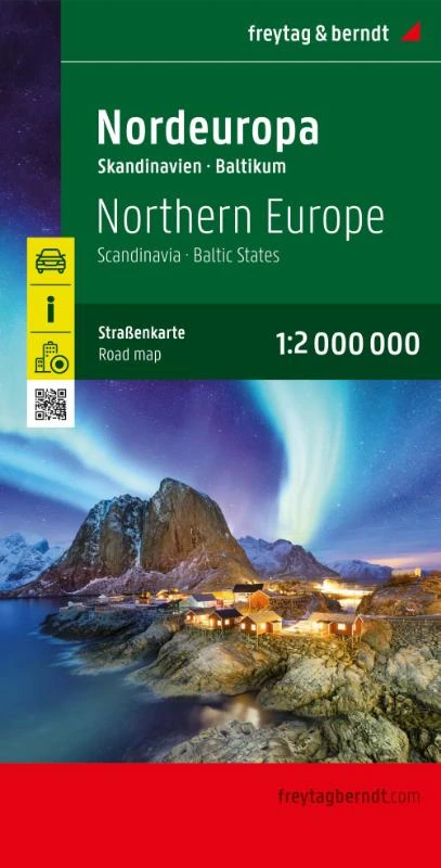 F&B Wegenkaart Noord-Europa - Scandinavië