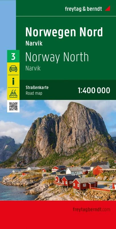 F&B Wegenkaart Noorwegen 3 - Noord - Narvik