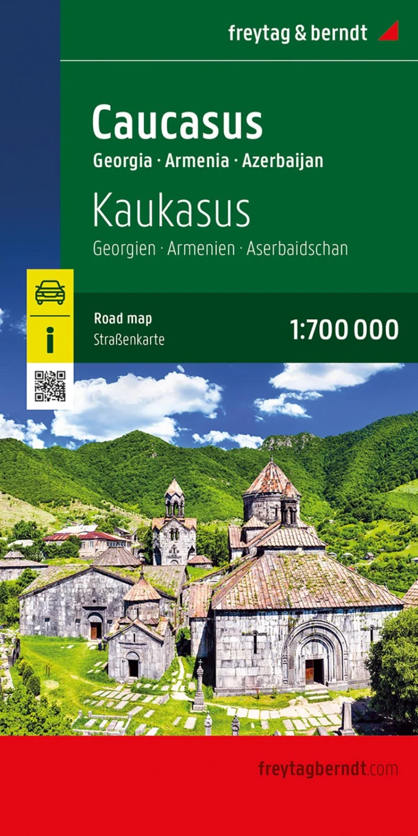 Caucasus Road Map – Freytag & Berndt – boek cover