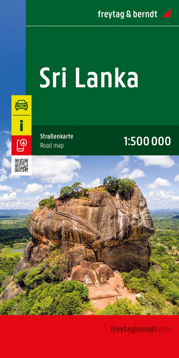 F&B Wegenkaart Sri Lanka – boek cover
