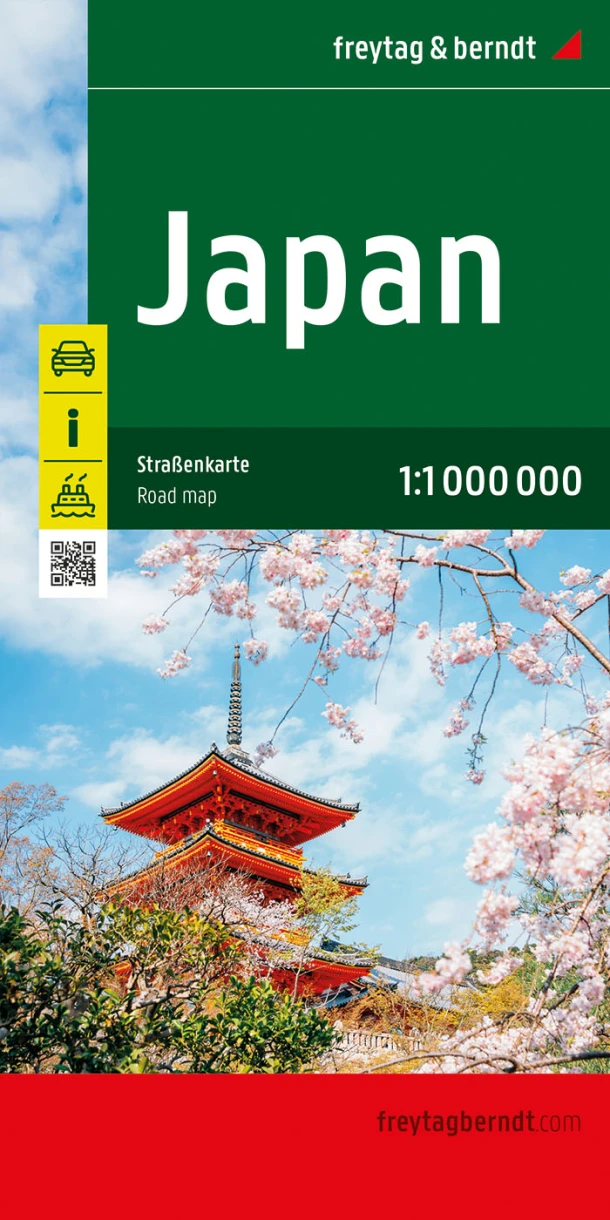 F&B Wegenkaart Japan – boek cover
