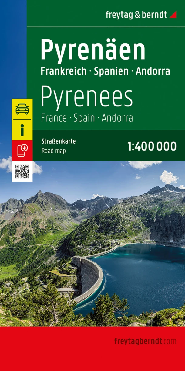 F&B Wegenkaart Pyreneeën – boek cover