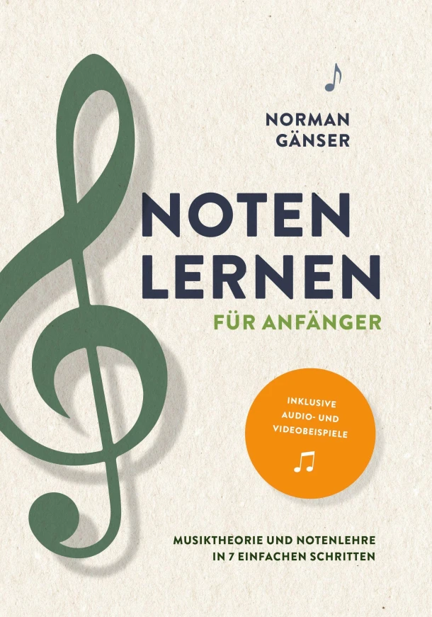 Noten lernen für Anfänger – Norman Gänser – boek cover