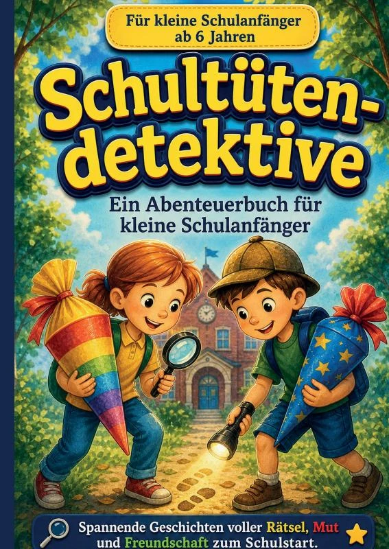 Schultütendetektive ¿ Ein Abenteuerbuch für kleine Schulanfänger – Kristin Ritter – boek cover