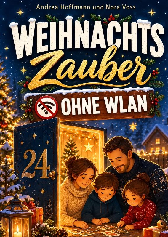 Weihnachtszauber ohne WLAN ¿ 24 lustige Challenges für die ganze Familie – Andrea Hoffmann – boek cover