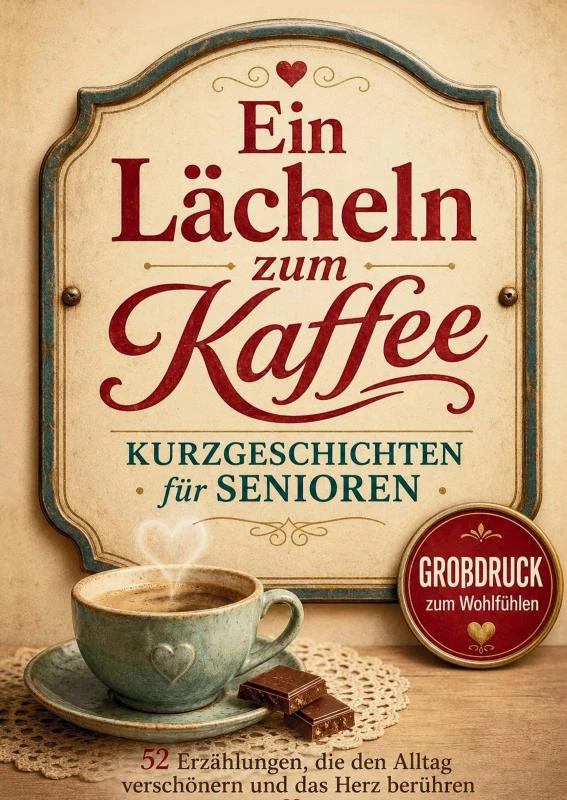 Ein Lächeln zum Kaffee ¿ Kurzgeschichten für Senioren – Christine Krellner – boek cover