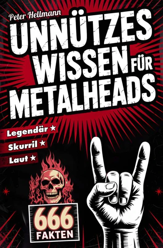 Unnützes Wissen für Metalheads: 666 skurrile, laute und legendäre Fakten aus der Welt des Heavy Metal – Peter Hellmann – boek cover