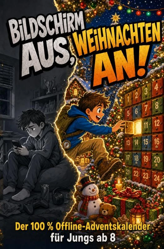 Bildschirm aus, Weihnachten an! – Lotte Maron – boek cover