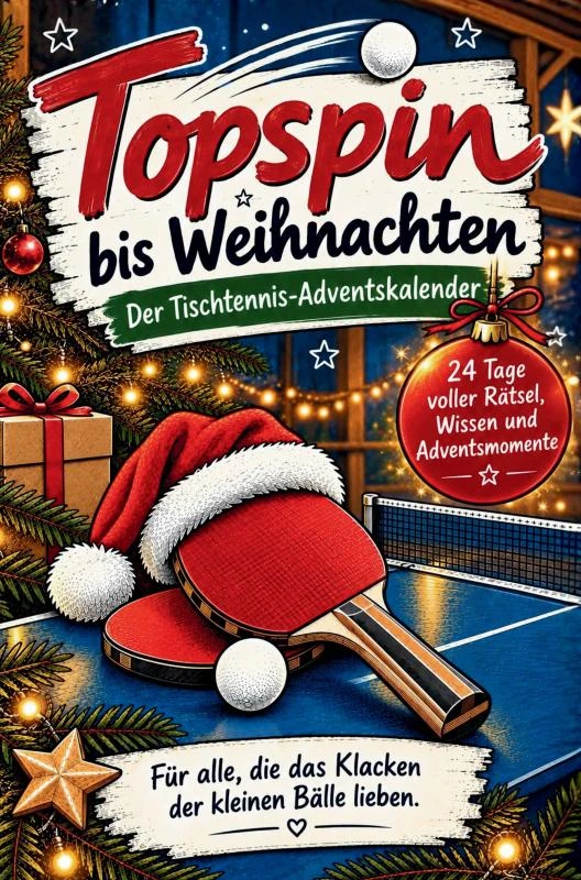 Topspin bis Weihnachten – Paul Paradox – boek cover