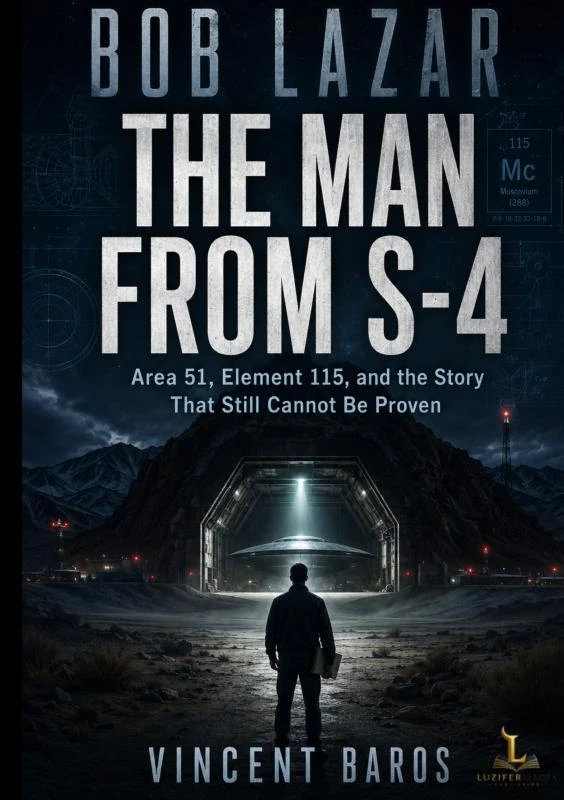 BOB LAZAR THE MAN FROM S-4 – Vincent Baros – boek cover