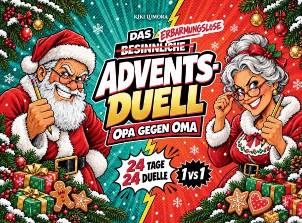 Das erbarmungslose Advents-Duell Opa gegen Oma – Kiki Lumora – boek cover