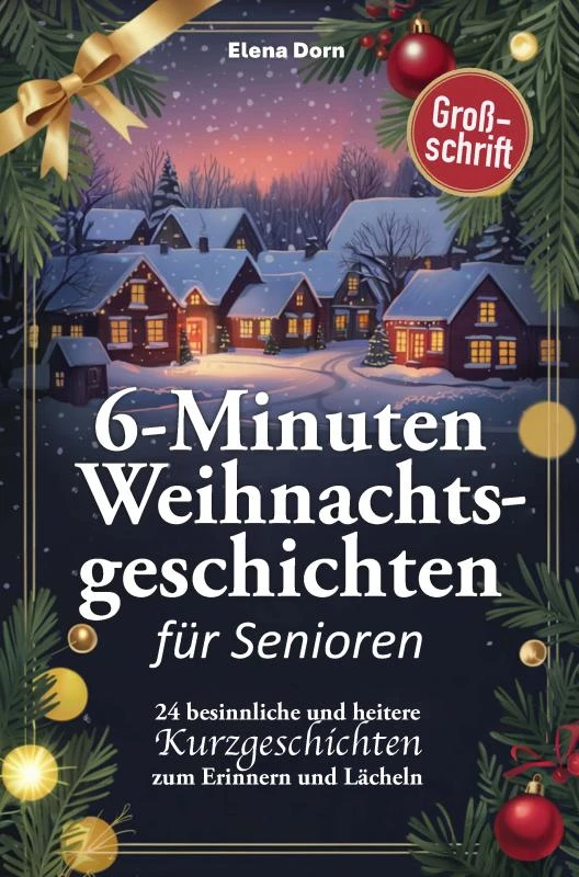 Weihnachtsgeschichten für Senioren – Elena Dorn – boek cover