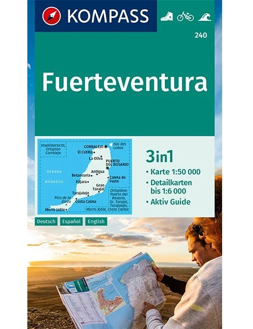 Kompass WK240 Fuerteventura – KOMPASS-Karten GmbH – boek cover