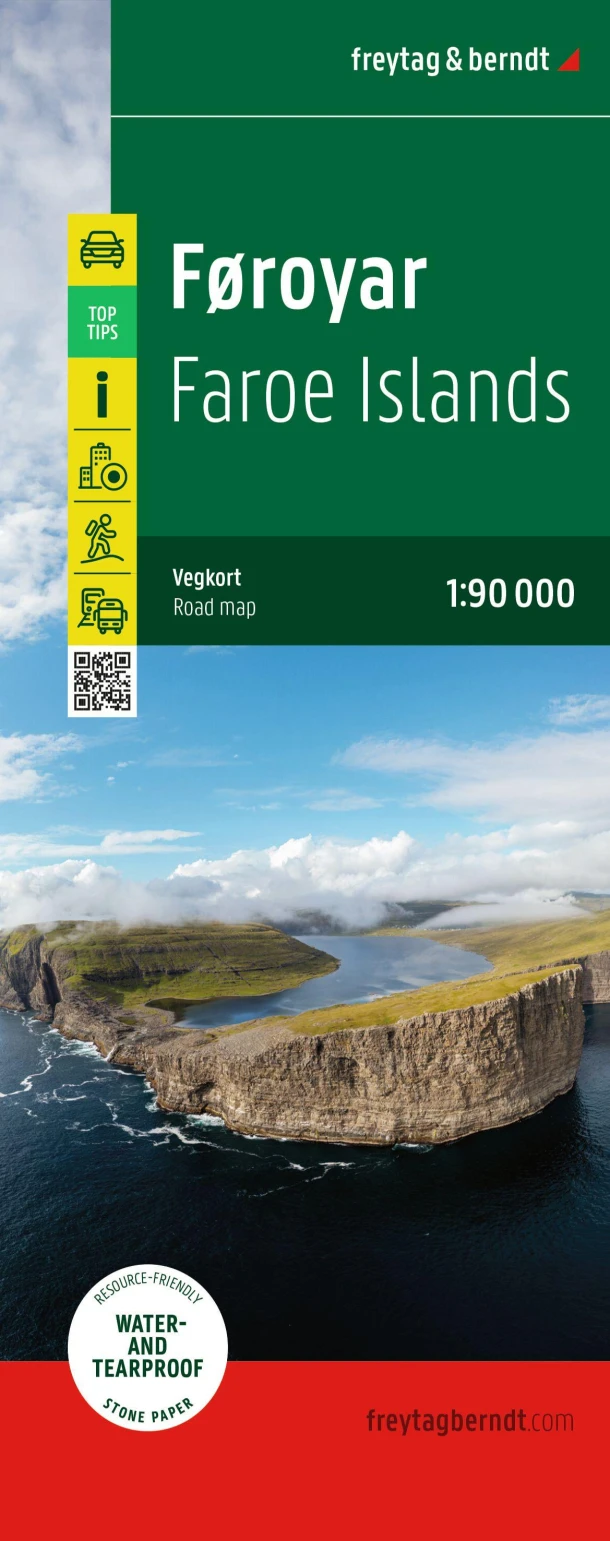 freytag & berndt Straßenkarte Färöer / Føroyar 1:90.000 – boek cover