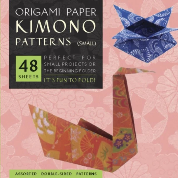 Origami Paper - Kimono Patterns - Small 6 3/4" - 48 Sheets – Tuttle Studio – boek cover