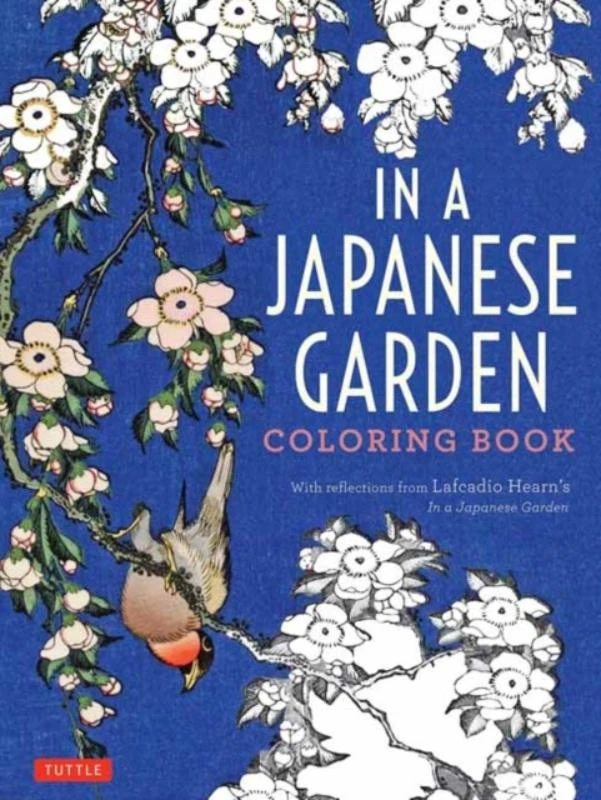 In a Japanese Garden Coloring Book – Lafcadio Hearn – boek cover