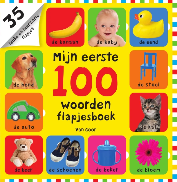Mijn eerste 100 woorden flapjesboek – Roger Priddy – boek cover