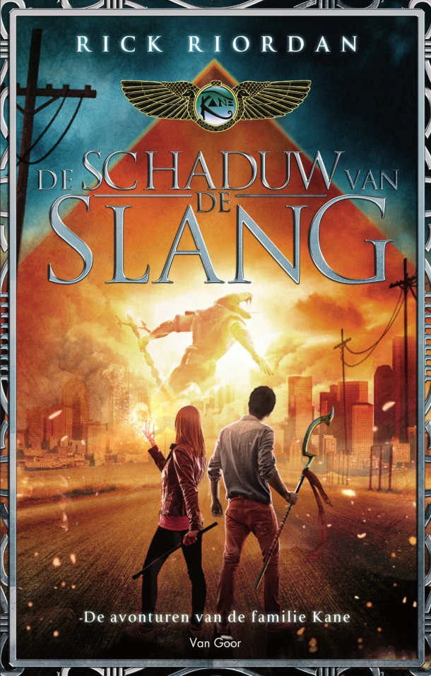 De schaduw van de slang – Rick Riordan – boek cover