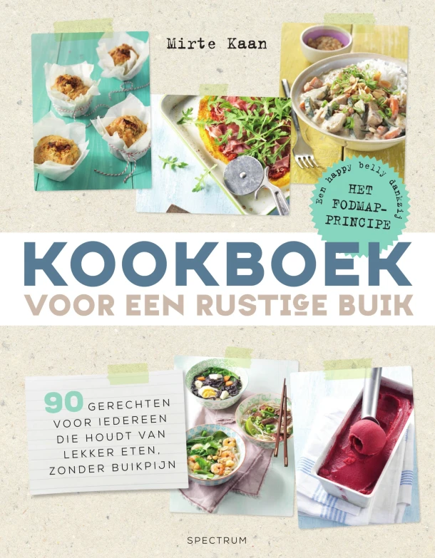 Kookboek voor een rustige buik – Mirte Kaan – boek cover