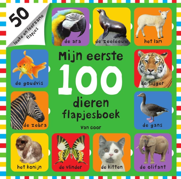 Mijn eerste 100 dieren flapjesboek – Roger Priddy – boek cover