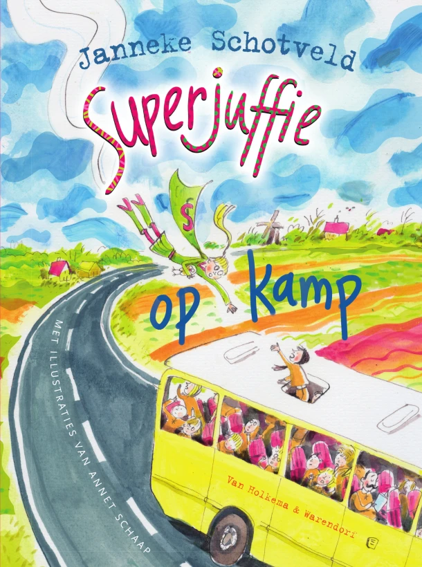 Superjuffie op kamp – Janneke Schotveld – boek cover