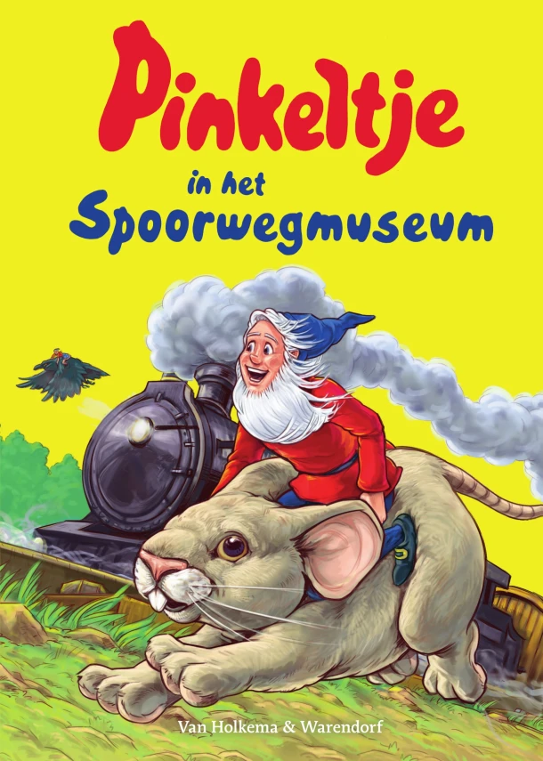 Pinkeltje in het Spoorwegmuseum – Studio Dick Laan – boek cover