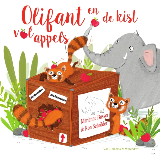 Olifant en de kist vol appels – Marianne Busser – boek cover