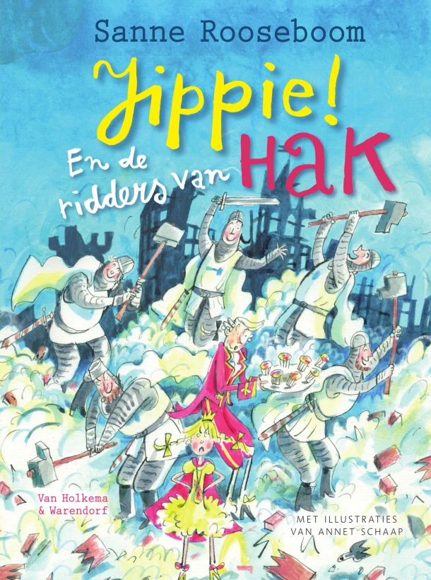 Jippie! En de ridders van Hak – Sanne Rooseboom – boek cover