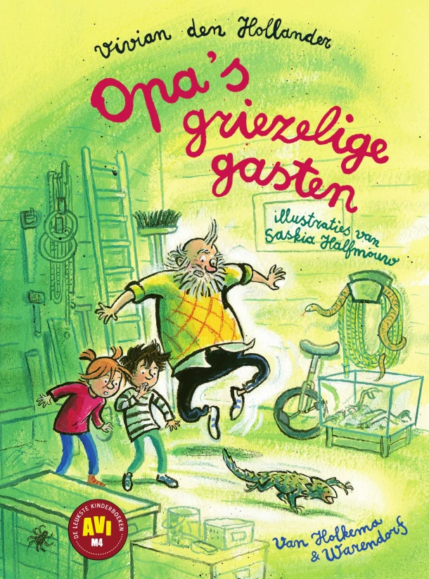 Opa's griezelige gasten – Vivian den Hollander – boek cover
