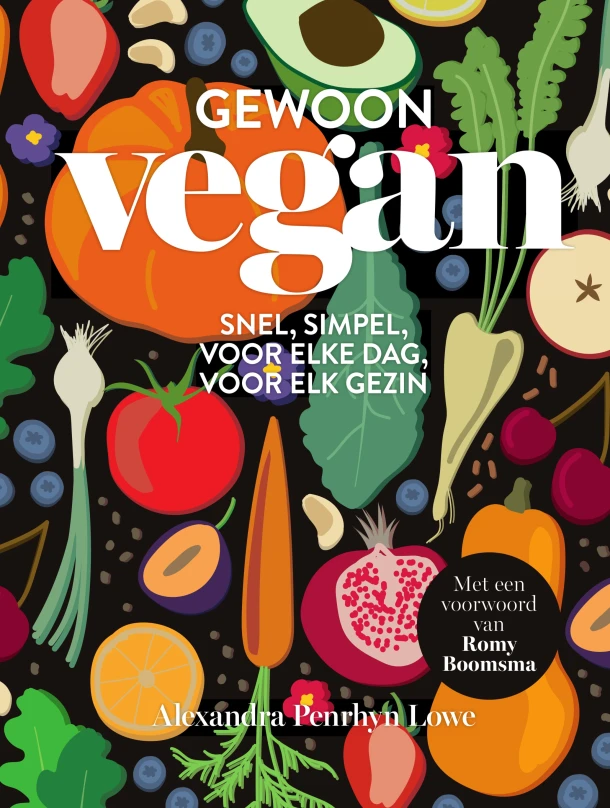 Gewoon vegan – Alexandra Penrhyn Lowe – boek cover