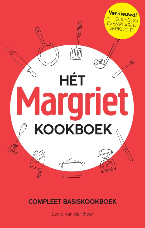 Hét Margriet kookboek – Sonja van de Rhoer – boek cover