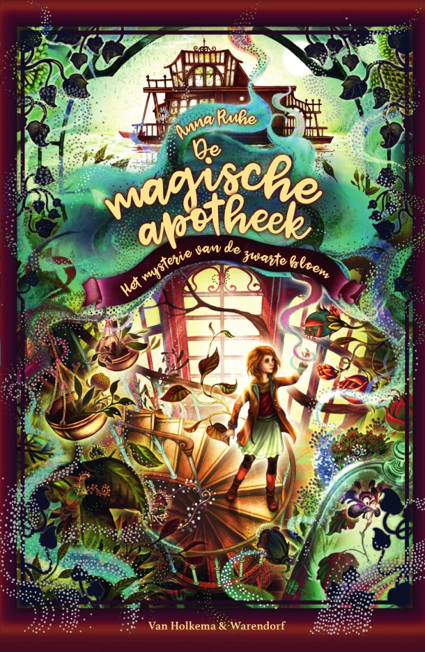 Het mysterie van de zwarte bloem – Anna Ruhe – boek cover