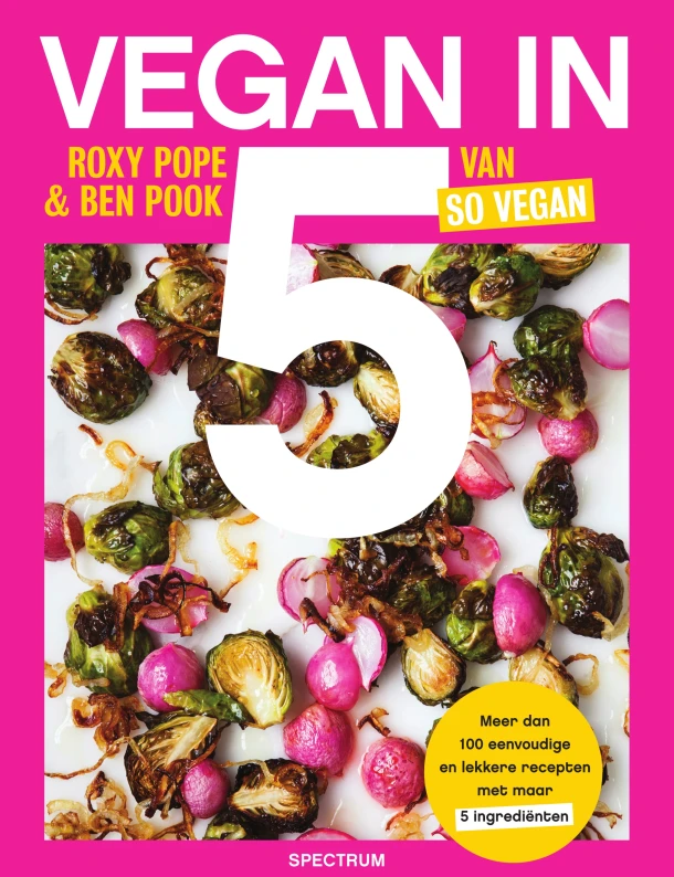 Vegan in 5 – Roxy Pope – boek cover