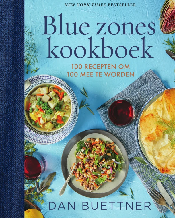 Blue zones kookboek – Dan Buettner – boek cover