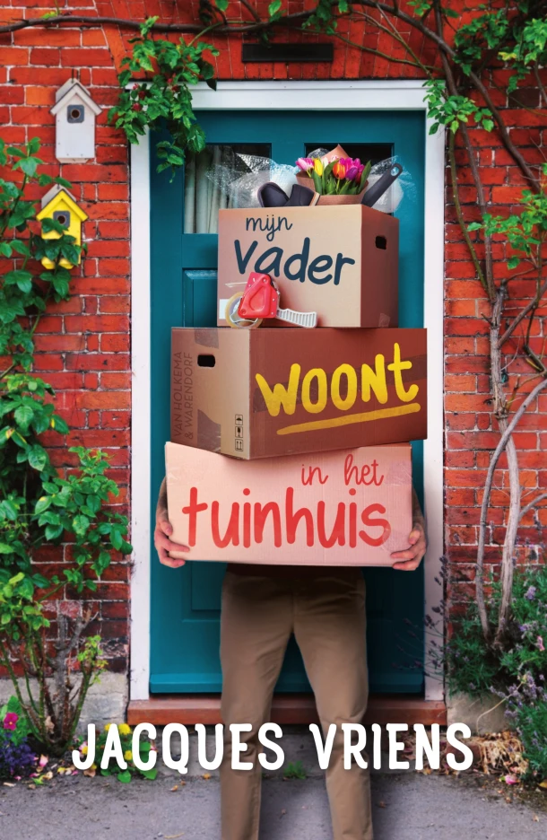 Mijn vader woont in het tuinhuis – Jacques Vriens – boek cover