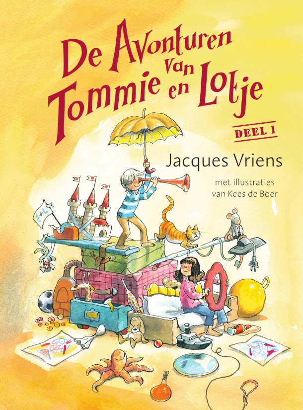 De avonturen van Tommie en Lotje deel 1 – Jacques Vriens – boek cover