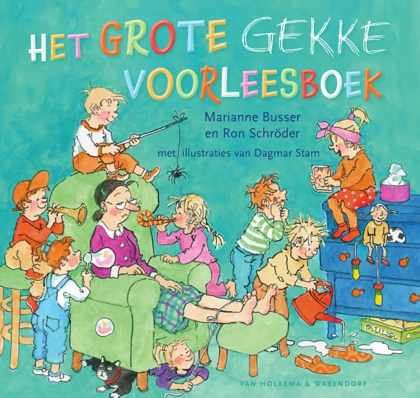Het grote gekke voorleesboek – Marianne Busser – boek cover