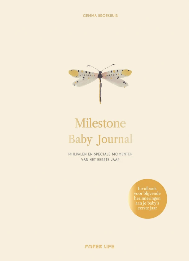 Milestone Baby Journal – Gemma Broekhuis – boek cover