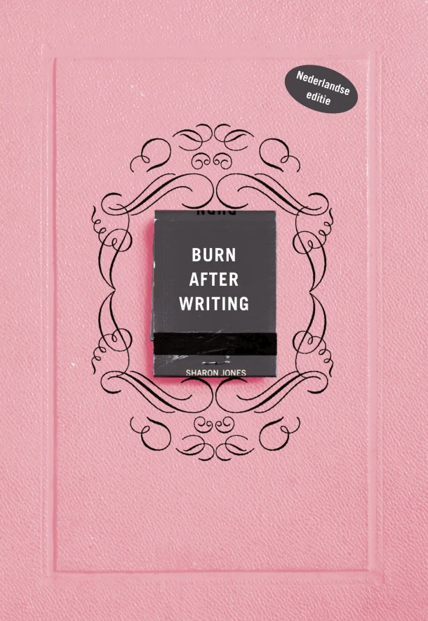 Burn after writing – Sharon Jones – boek cover