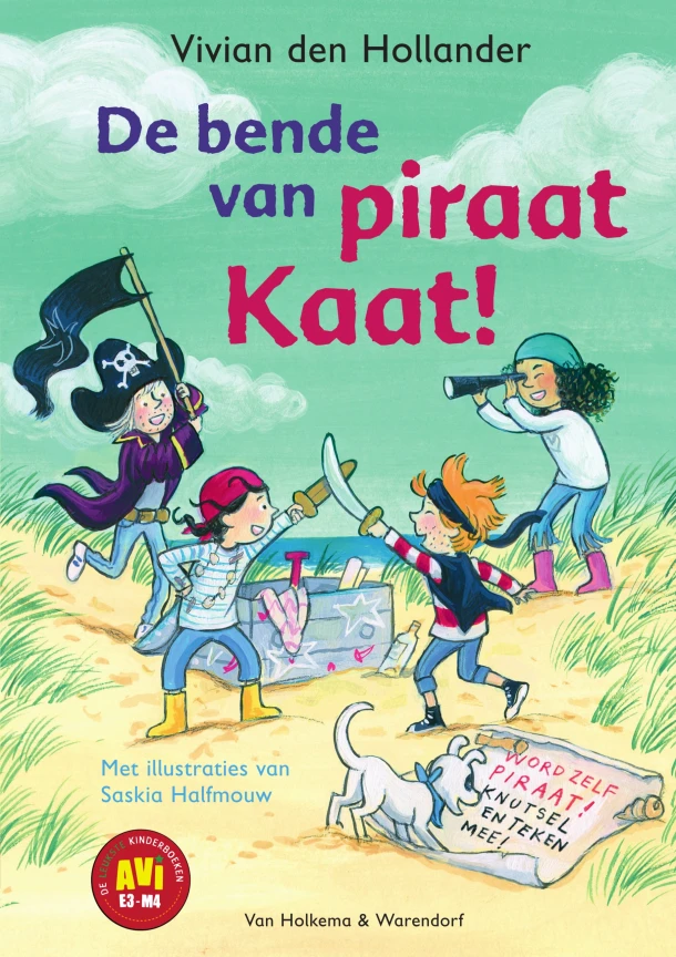 De bende van piraat Kaat! – Vivian den Hollander – boek cover