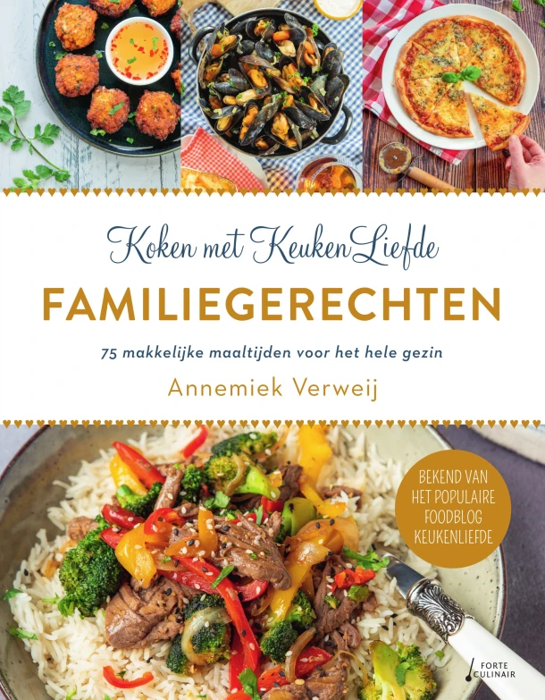 Koken met KeukenLiefde Familiegerechten – Annemiek Verweij – boek cover