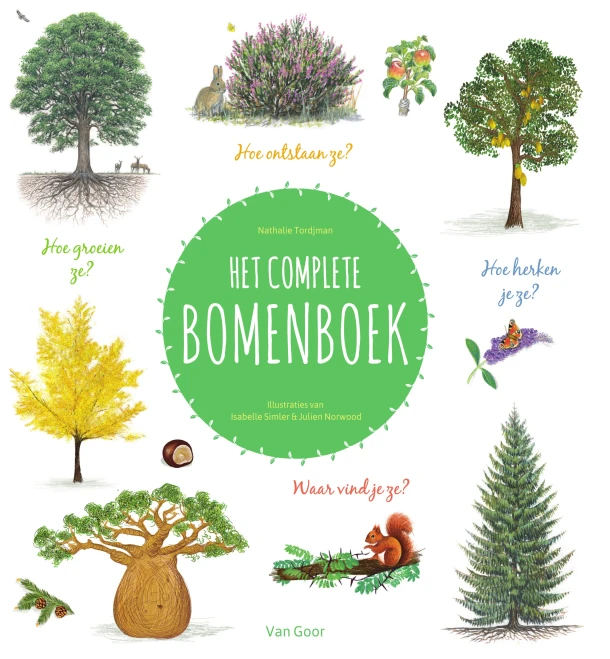 Het complete bomenboek – Nathalie Tordjman – boek cover
