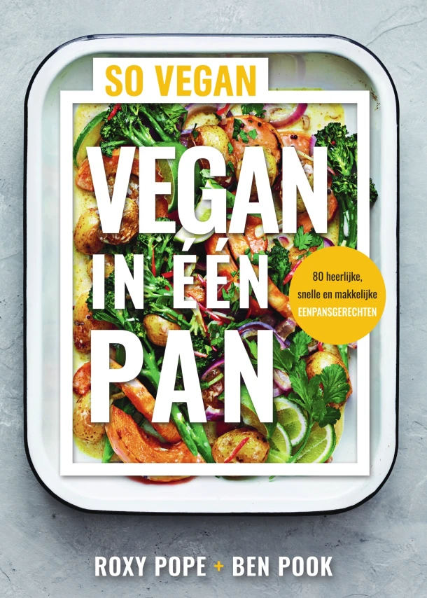 Vegan in één pan – Roxy Pope – boek cover