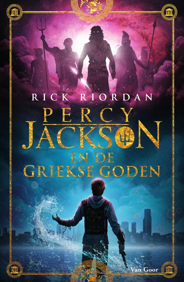 Percy Jackson en de Griekse goden – Rick Riordan – boek cover