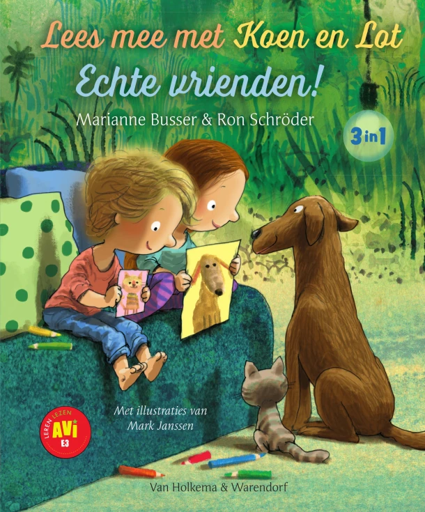 Echte vrienden! – Marianne Busser – boek cover