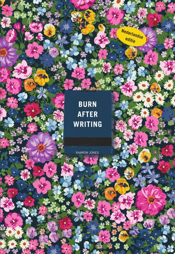 Burn after writing – Sharon Jones – boek cover